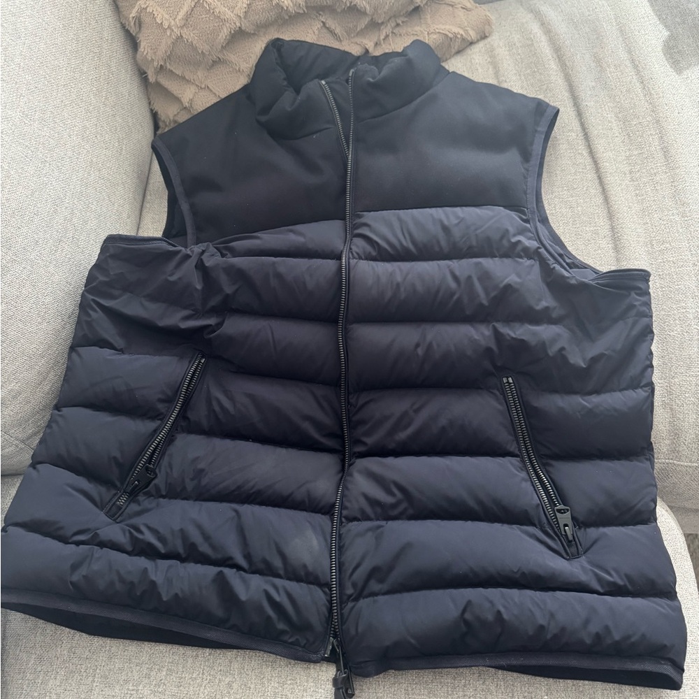 Mackage Navy Blue Puffer Vest